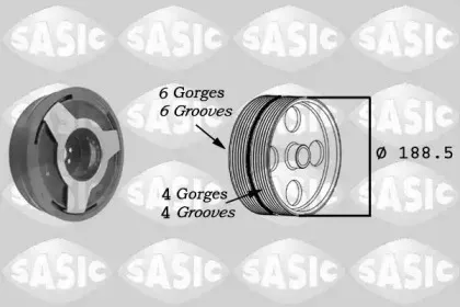 Ременный шкив, коленчатый вал SASIC купить