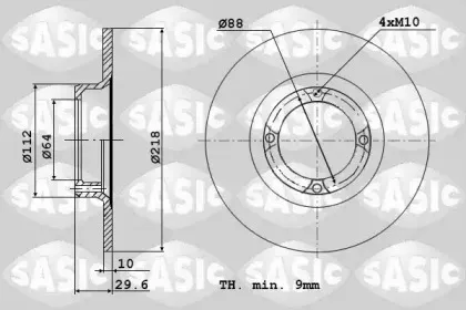Тормозной диск SASIC купить