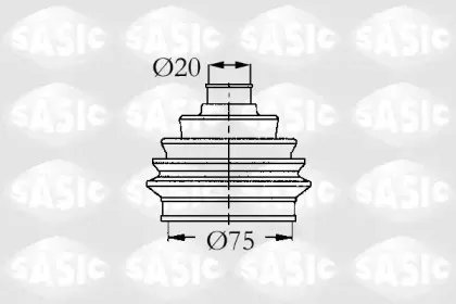 Комплект пылника, приводной вал SASIC купить