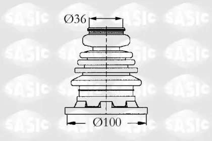 Комплект пылника, приводной вал SASIC купить