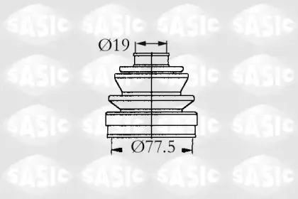 Комплект пылника, приводной вал SASIC купить