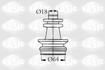 Комплект пылника, приводной вал SASIC купить