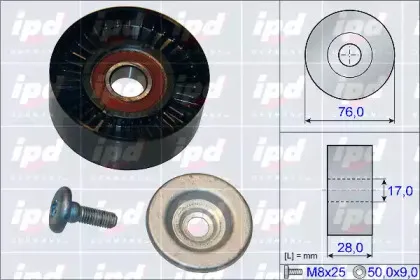Паразитный / ведущий ролик, поликлиновой ремень IPD купить