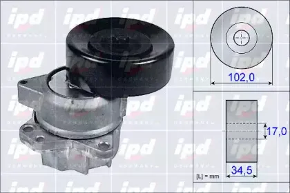 Натяжитель ремня, клиновой зубча IPD купить