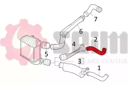 Трубка нагнетаемого воздуха SEIM купить