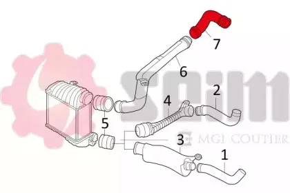 Трубка нагнетаемого воздуха SEIM купить