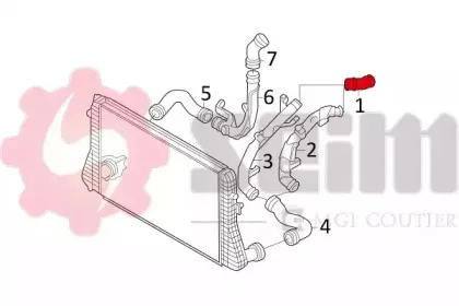 Трубка нагнетаемого воздуха SEIM купить