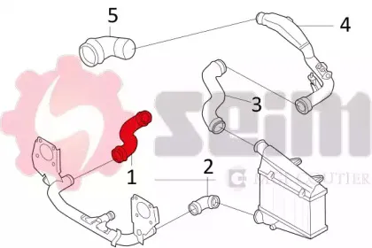 Трубка нагнетаемого воздуха SEIM купить