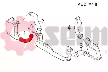 Трубка нагнетаемого воздуха SEIM купить