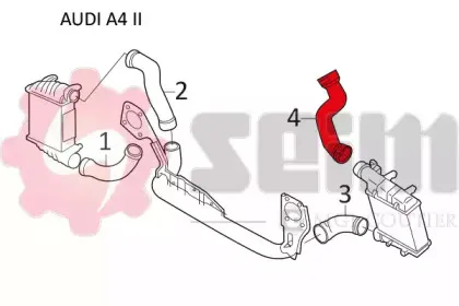 Трубка нагнетаемого воздуха SEIM купить