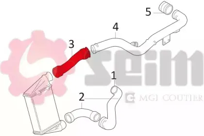 Трубка нагнетаемого воздуха SEIM купить