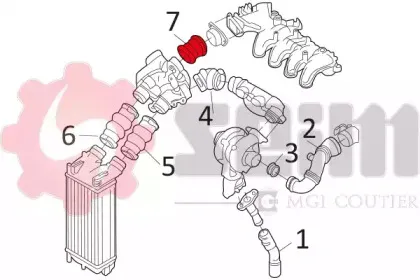Трубка нагнетаемого воздуха SEIM купить