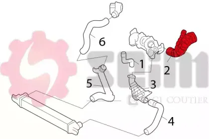 Трубка нагнетаемого воздуха SEIM купить