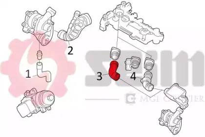 Трубка нагнетаемого воздуха SEIM купить