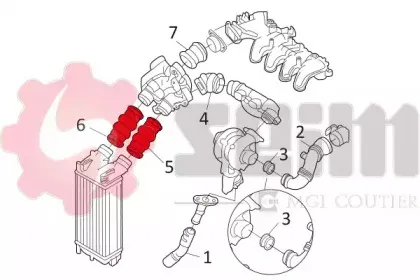 Трубка нагнетаемого воздуха SEIM купить