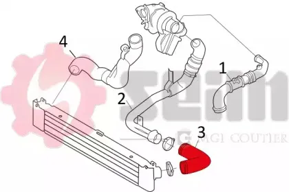 Трубка нагнетаемого воздуха SEIM купить