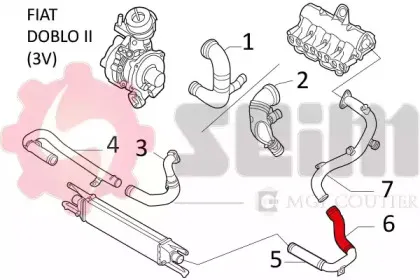 Трубка нагнетаемого воздуха SEIM купить