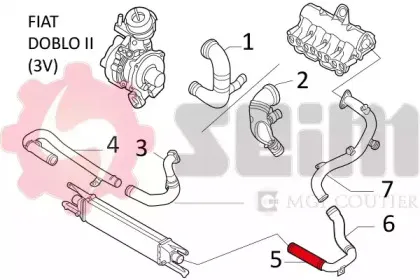 Трубка нагнетаемого воздуха SEIM купить