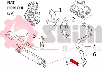 Трубка нагнетаемого воздуха SEIM купить