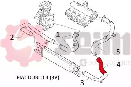 Трубка нагнетаемого воздуха SEIM купить