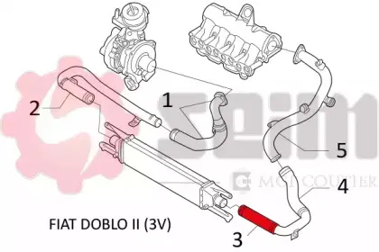 Трубка нагнетаемого воздуха SEIM купить