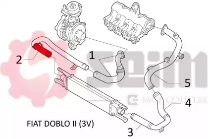 Трубка нагнетаемого воздуха SEIM купить