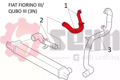 Трубка нагнетаемого воздуха SEIM купить