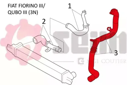 Трубка нагнетаемого воздуха SEIM купить