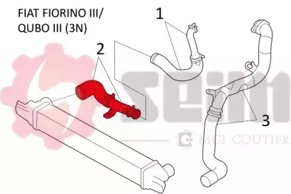 Трубка нагнетаемого воздуха SEIM купить