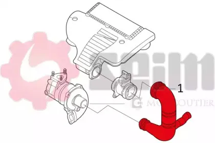 Трубка нагнетаемого воздуха SEIM купить