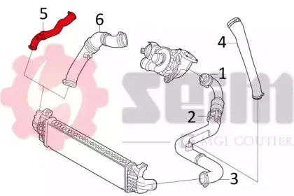 Трубка нагнетаемого воздуха SEIM купить