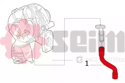 Трубка нагнетаемого воздуха SEIM купить