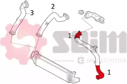 Трубка нагнетаемого воздуха SEIM купить