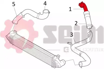 Трубка нагнетаемого воздуха SEIM купить