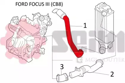 Трубка нагнетаемого воздуха SEIM купить