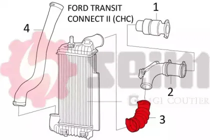 Трубка нагнетаемого воздуха SEIM купить