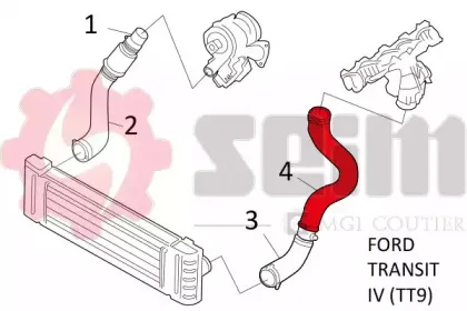 Трубка нагнетаемого воздуха SEIM купить