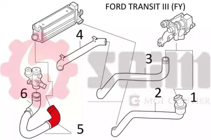 Трубка нагнетаемого воздуха SEIM купить