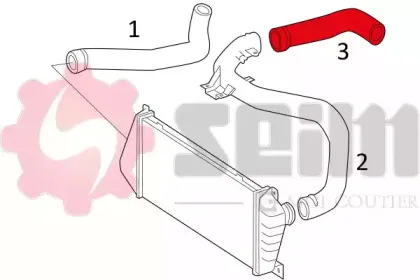 Трубка нагнетаемого воздуха SEIM купить