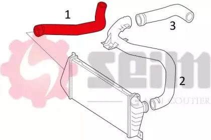 Трубка нагнетаемого воздуха SEIM купить