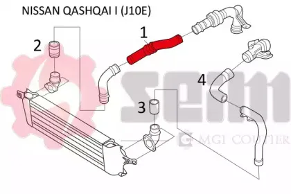 Трубка нагнетаемого воздуха SEIM купить