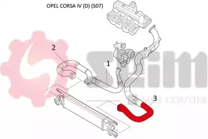 Трубка нагнетаемого воздуха SEIM купить