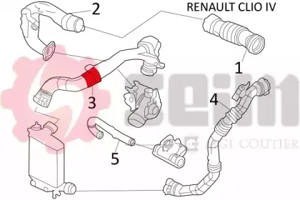 Трубка нагнетаемого воздуха SEIM купить