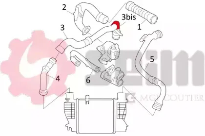 Трубка нагнетаемого воздуха SEIM купить