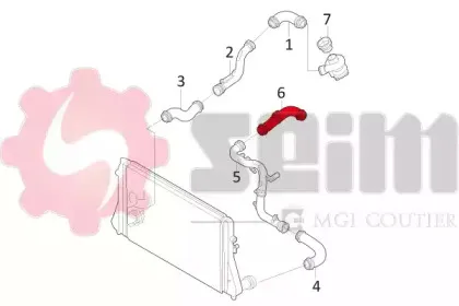 Трубка нагнетаемого воздуха SEIM купить