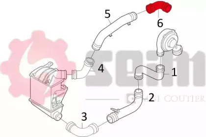 Трубка нагнетаемого воздуха SEIM купить