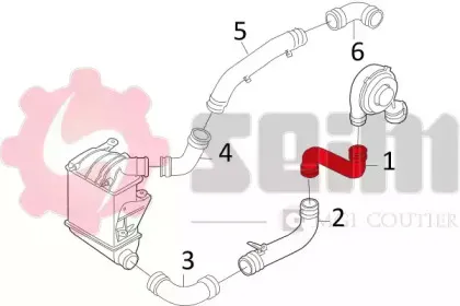 Трубка нагнетаемого воздуха SEIM купить