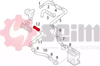 Трубка нагнетаемого воздуха SEIM купить