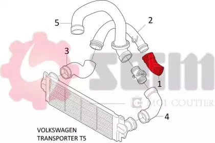 Трубка нагнетаемого воздуха SEIM купить