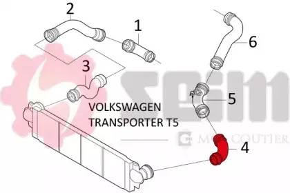 Трубка нагнетаемого воздуха SEIM купить